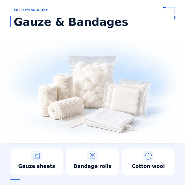 Gauze for Home Use: Gauze Roll, Pads & Sterile Types