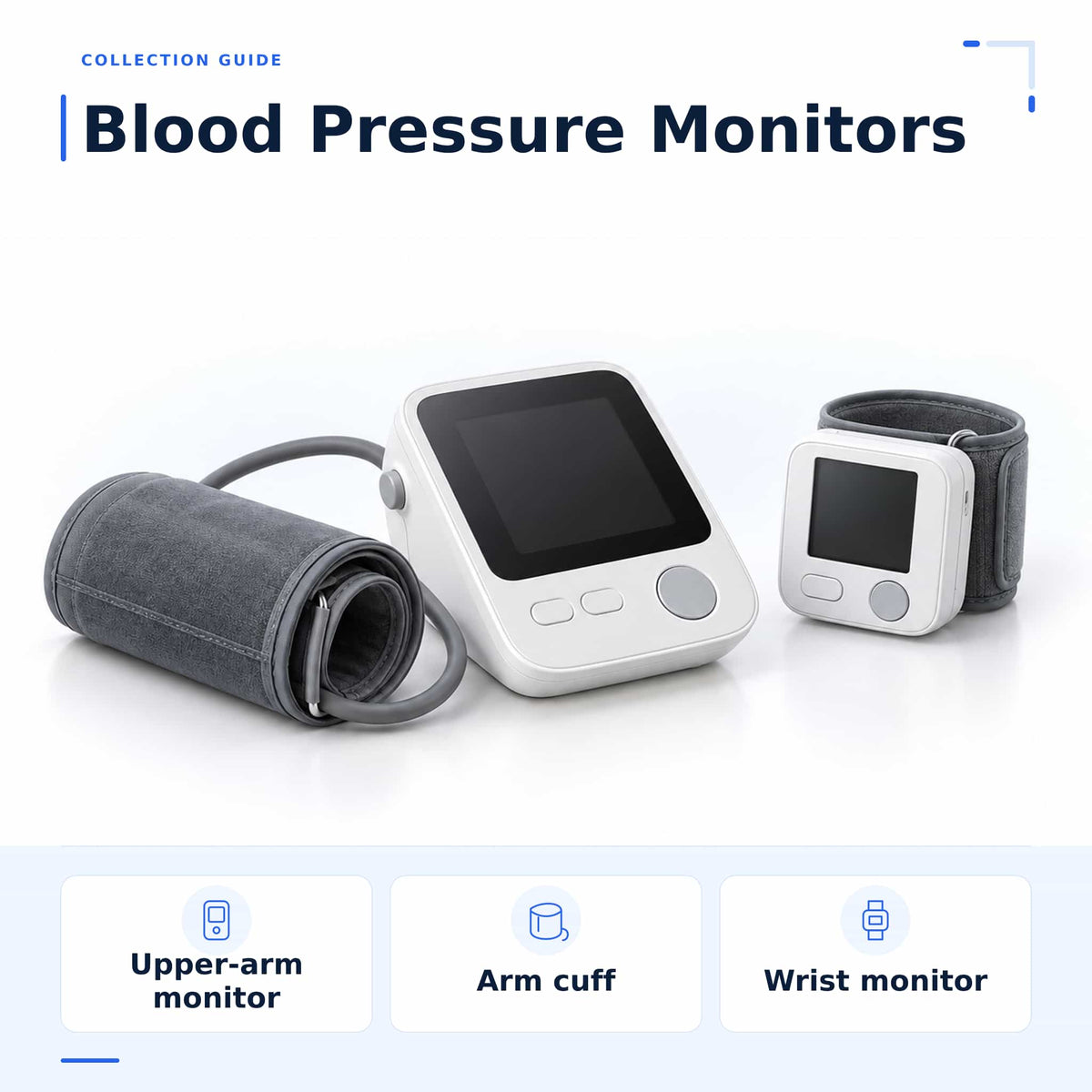 arm and wrist monitors for blood pressure checks