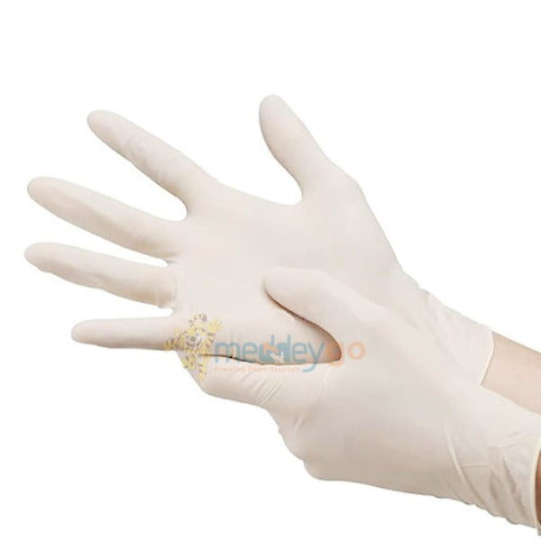 Latex Examination Gloves Powdered (Box of 100)