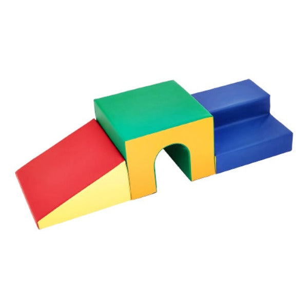 Soft Gym Foam Steps with Tunnel