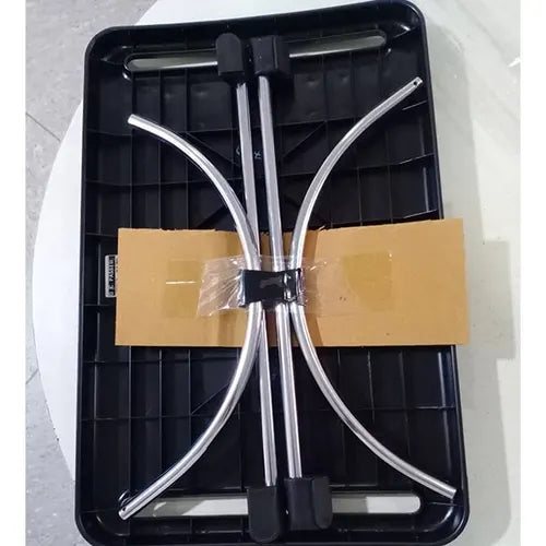 Ergonomic foot rest with adjustable angle for ideal desk seating