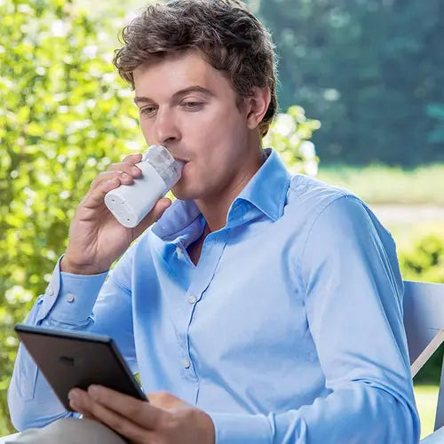 Omron Portable Pocket Sized 360° Silent Mesh Nebulizer NE-U100