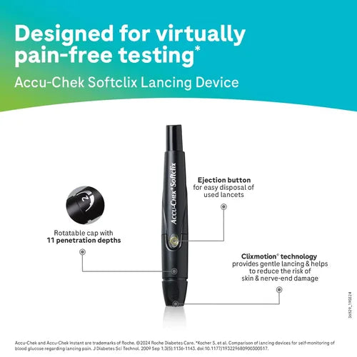 Accu Chek Instant S Glucometer Machine with 10 Test Strip Free