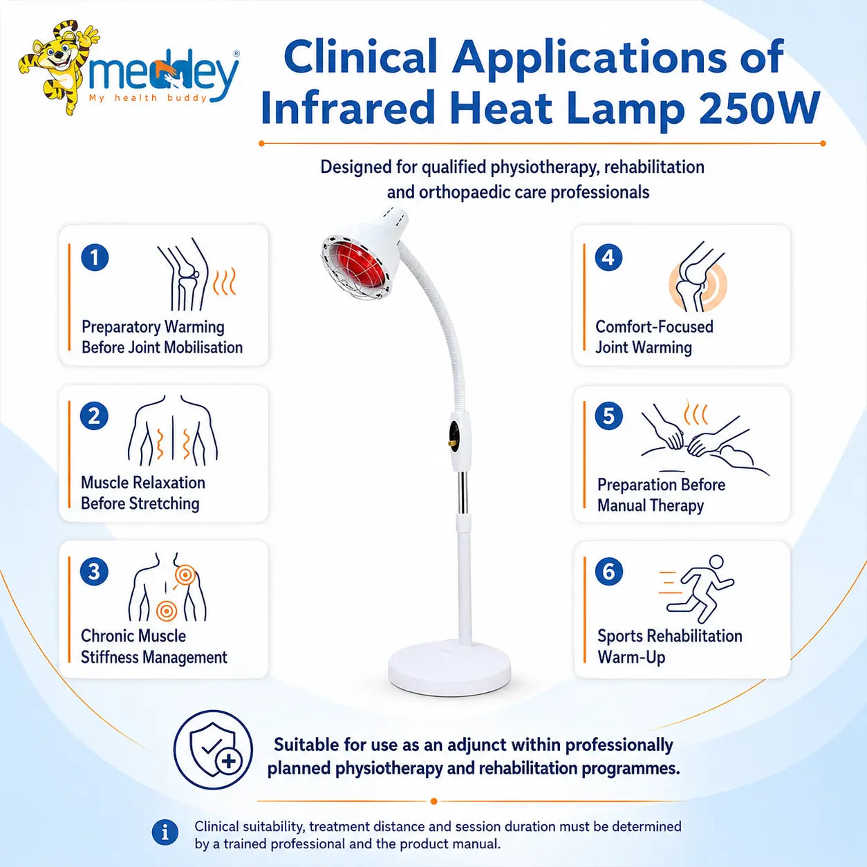 Clinical Applications of Infrared Heat Lamp 250W