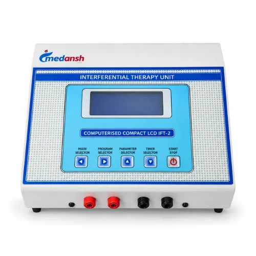 Medansh interferential therapy unit with LCD display for pain relief and rehabilitation treatment