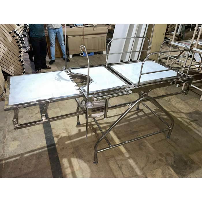 obstetric labour table telescopic stainless steel