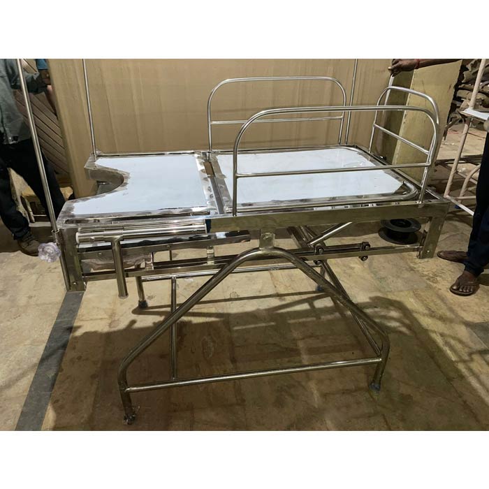 obstetric labour table telescopic stainless steel