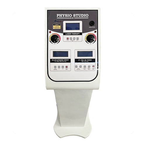 medansh Physio Studiio Machine 6 in 1 IFT MS TENS Russian Ultrasonic Laser Deep Heat with 1 year warranty