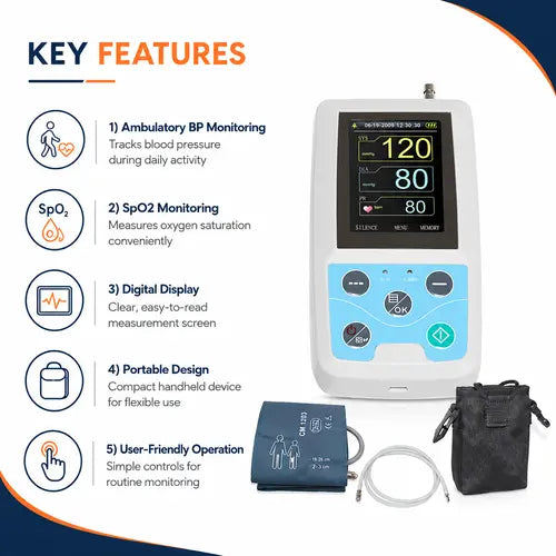 ambulatory blood pressure monitor with SpO2 features prices