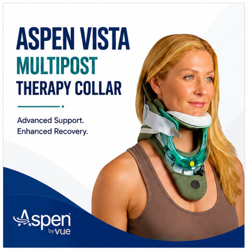 aspen vista multipost therapy collar for adjustable cervical support and neck immobilization
