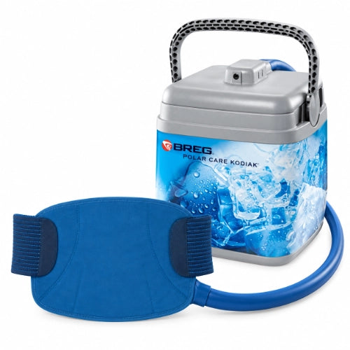 breg polar care kodiak cold therapy system with cooling unit, hose and therapy pad for rehabilitation and recovery use