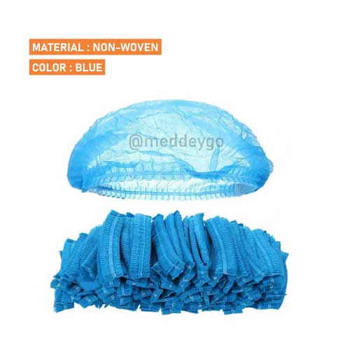 Disposable Bouffant Cap Stretchable (100 Pieces) - Pack of 4
