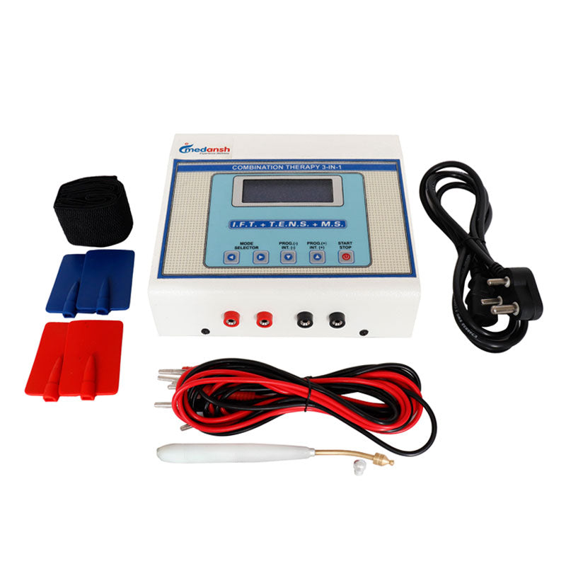 Medansh IFT MS TENS 125 Program Combo LCD 3-in-1 with 1 year warranty