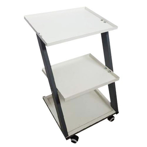Medansh Z Trolley two-tier powder-coated instrument trolley on castor wheels