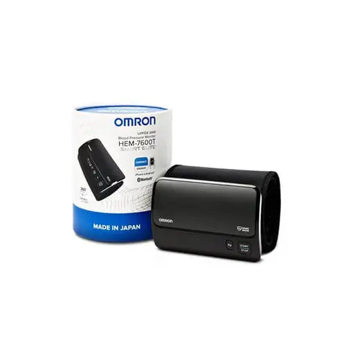 Omron HEM-7600T blood pressure monitor with original packaging