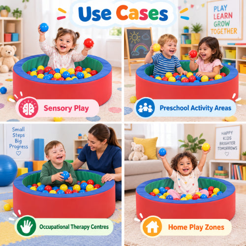 round ball pool use cases for sensory play, preschool activity areas, occupational therapy centres and home play zones