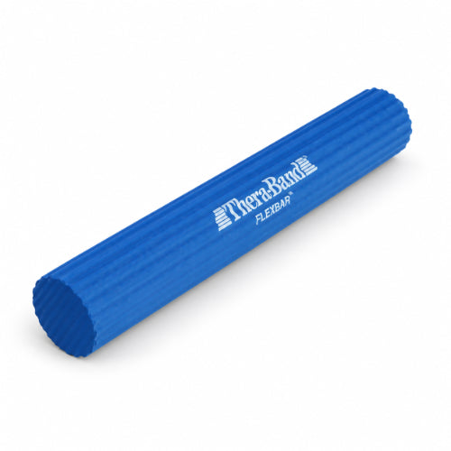theraband flexbar blue resistance bar for hand, wrist and forearm strengthening exercises