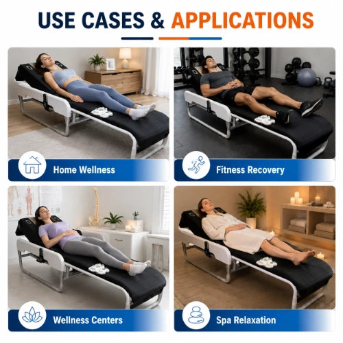 v3 jade massage bed use cases for home wellness fitness recovery wellness centres and spa relaxation