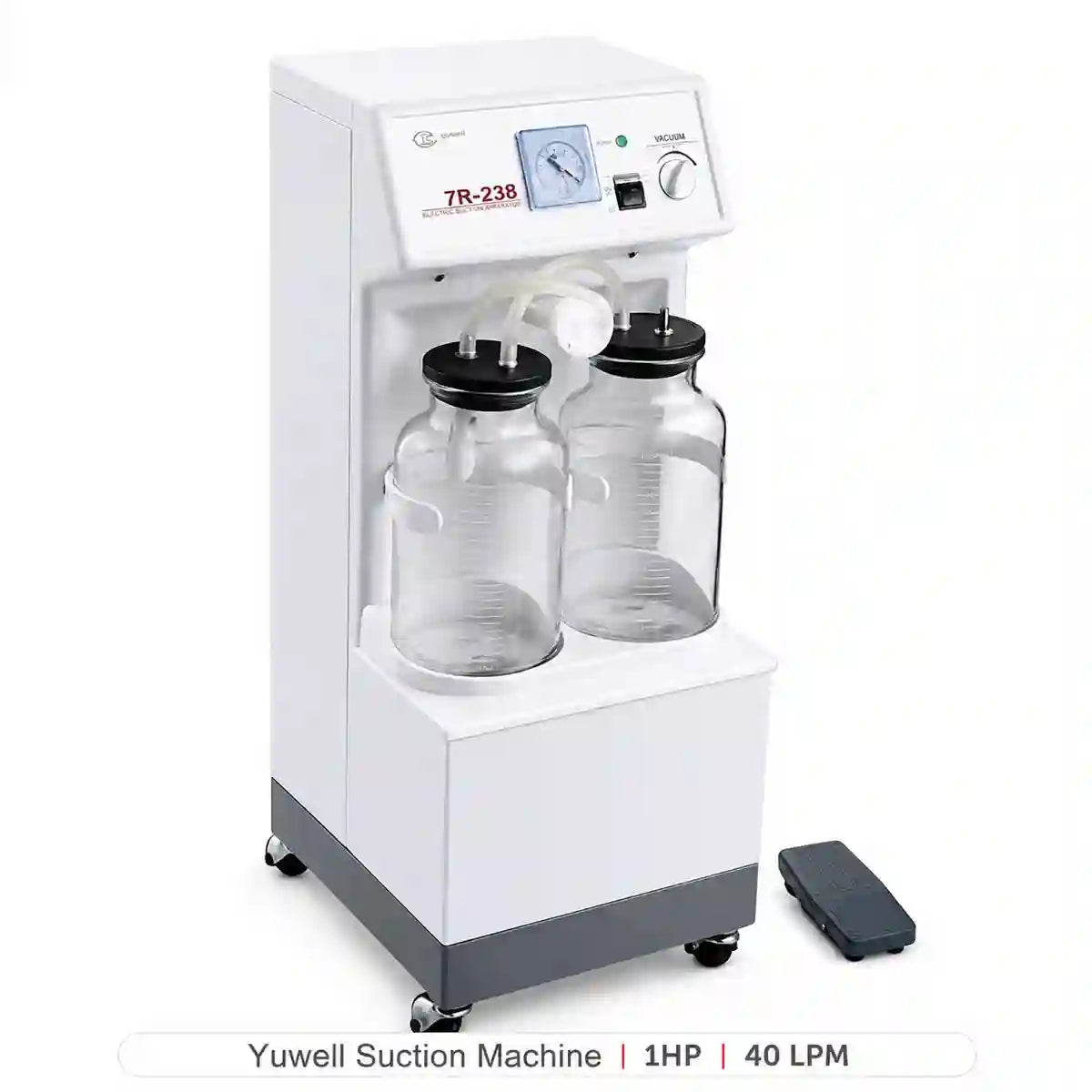 Yuwell Suction Machine 1HP 40 LPM medical grade portable main product view