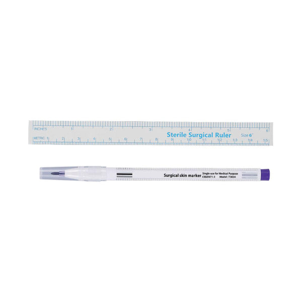 Medical Skin Marker Pen with Ruler