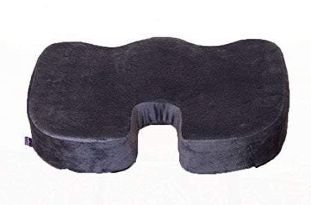 Coccyx Seat Cushion With Memory Foam For Sciatica Tailbone Back Pain Relief