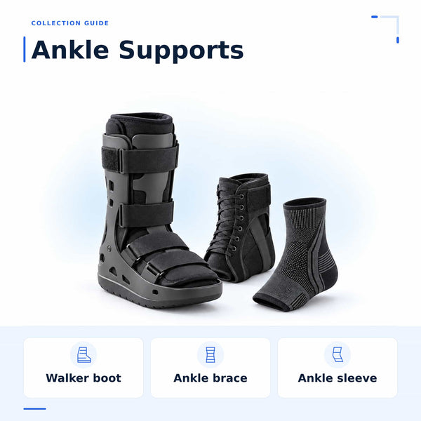 Ankle Support for Home Use: Braces, Sleeves & Walker Boots