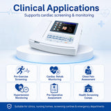 12-channel ECG machine clinical uses for cardiac screening and monitoring in hospitals