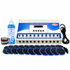 12 channel tens slimming machine with lcd display, electrode pads, belts and conductive gel for body toning and muscle stimulation