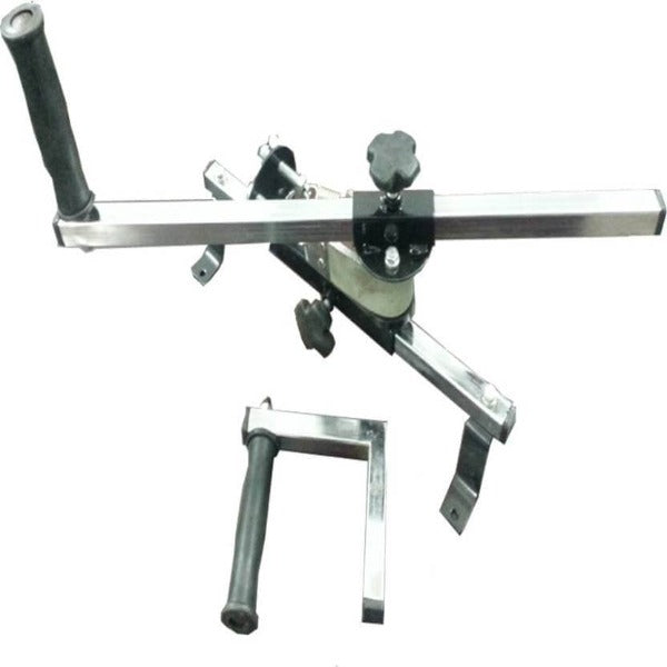 Wall-mounted Axial Shoulder Wheel with chrome-plated adjustable rails for clinic rehab