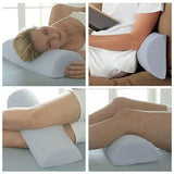 Multiuse 4-in-1 half moon memory foam pillow