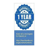 1-year warranty badge for Multiuse 4-in-1 Half-Moon Memory Foam Pillow