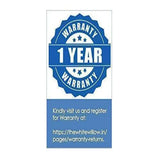 1-year warranty badge for Multiuse 4-in-1 Half-Moon Memory Foam Pillow