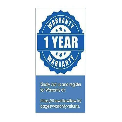 1-year warranty badge for Multiuse 4-in-1 Half-Moon Memory Foam Pillow