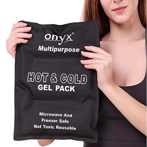 Onyx Hot Cold Gel Pack Mircrowave Friendly for Back Shoulder Knee - Extra Large