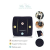 Ergonomic lumbar support cushion for lower back pain