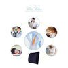 Lumbar backrest cushion with washable mesh cover