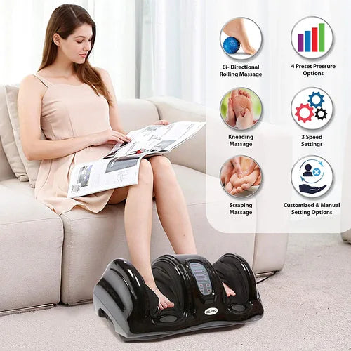 Foot Massager with Kneading Function for Pain Relief Improving Blood Circulation