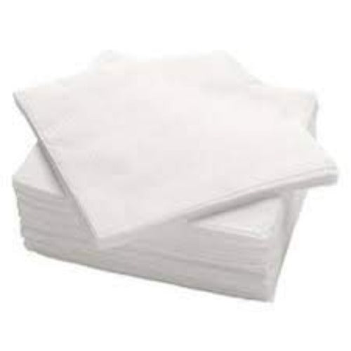 Pack of 20 white disposable spa bed sheets for massage tables