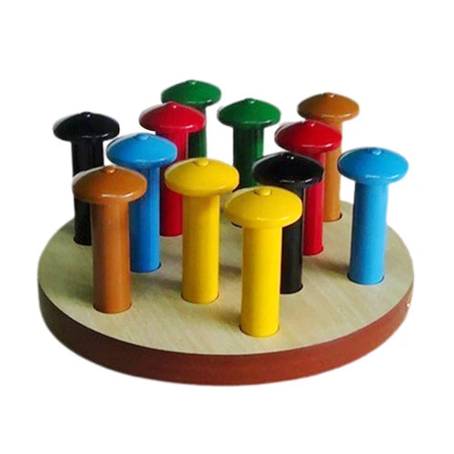 Mushroom Peg Board (10 Pegs)