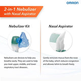 Omron NEC 301 Duo baby nasal aspirator and nebulizer set