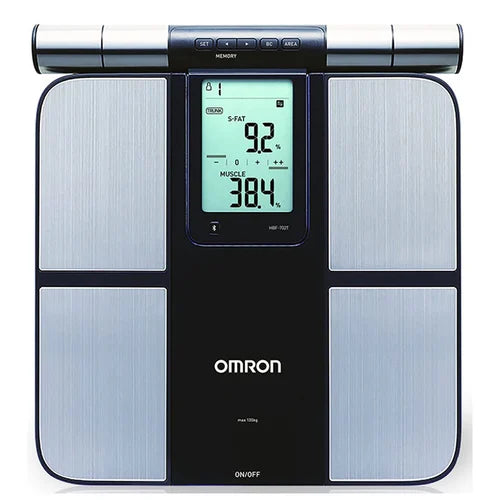 Omron HBF 702T Digital Body Composition Monitor, Silver