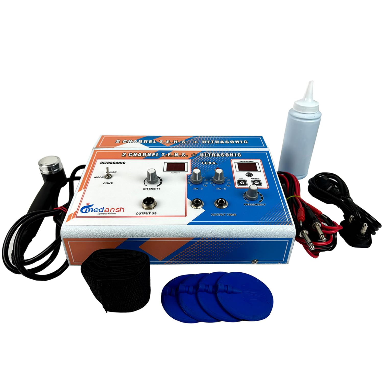 Medansh Ultrasonic with 2 channel TENS Combo Machine