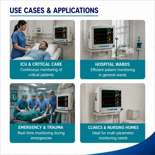 5 Para patient monitor technical specification uses meddey