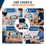 5 in 1 physiotherapy machine use cases for chronic pain management sports injury rehab muscle recovery and post surgical rehabilitation