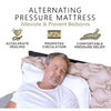 Portable alternating-pressure air mattress for bedridden patient care