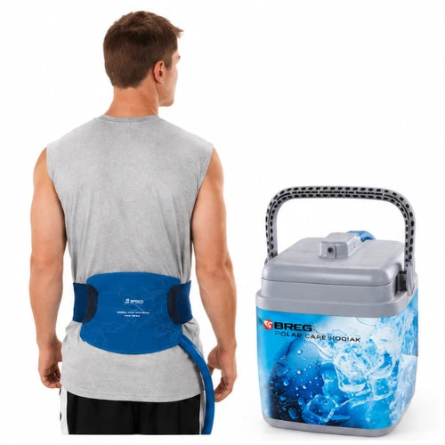 breg polar care kodiak cold therapy system with cold therapy pad for post-surgical recovery