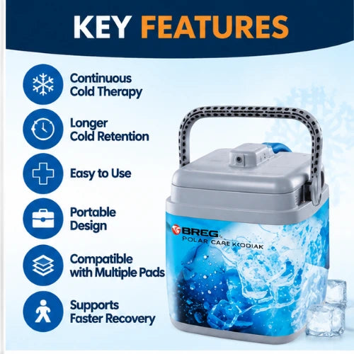 breg polar care kodiak cold therapy system features 