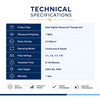 Medansh semi-digital ultrasound therapy machine technical specifications with 1 MHz frequency, 3.5 W/cm² power density and treatment timer