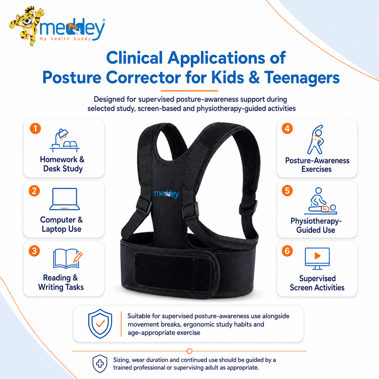 Clinical Applications of Posture Corrector for Kids & Teenagers