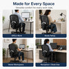 Ergonomic mesh office chair suitable for office work, study setups, home workspaces and reception desk use